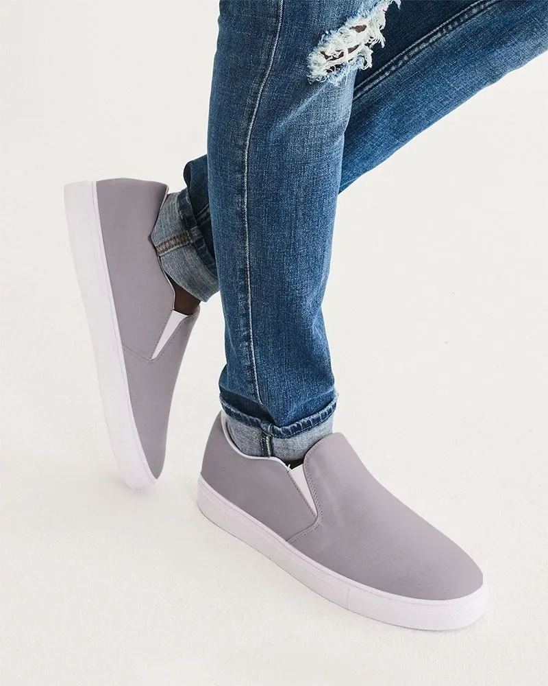 Shaded Pale Magenta Brown Slip-On Canvas Sneakers | Men's | C0M10Y0K30