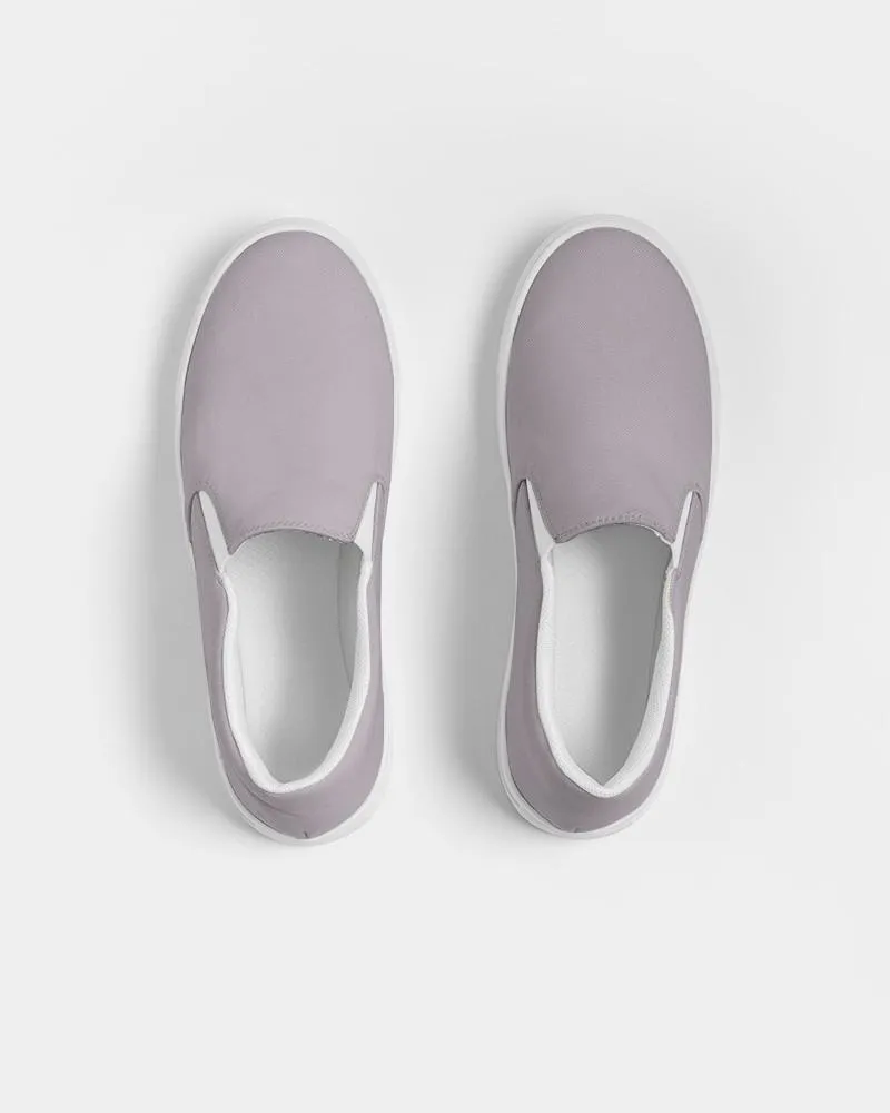 Shaded Pale Magenta Brown Slip-On Canvas Sneakers | Men's | C0M10Y0K30