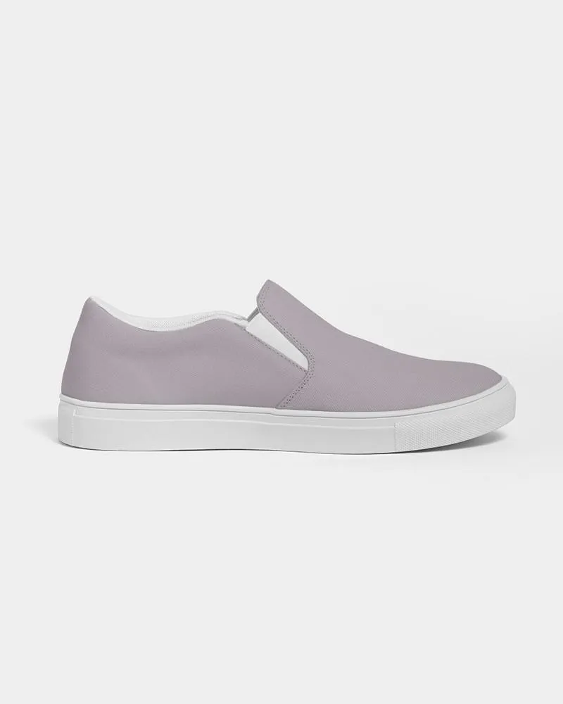 Shaded Pale Magenta Brown Slip-On Canvas Sneakers | Men's | C0M10Y0K30