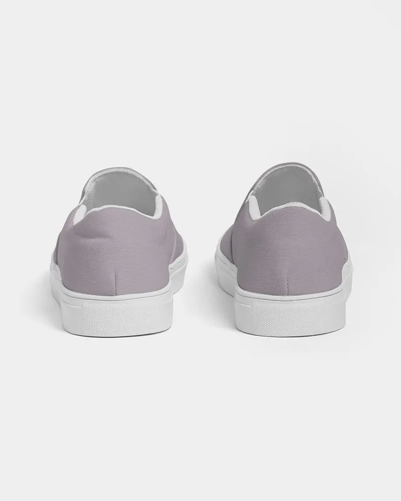 Shaded Pale Magenta Brown Slip-On Canvas Sneakers | Men's | C0M10Y0K30