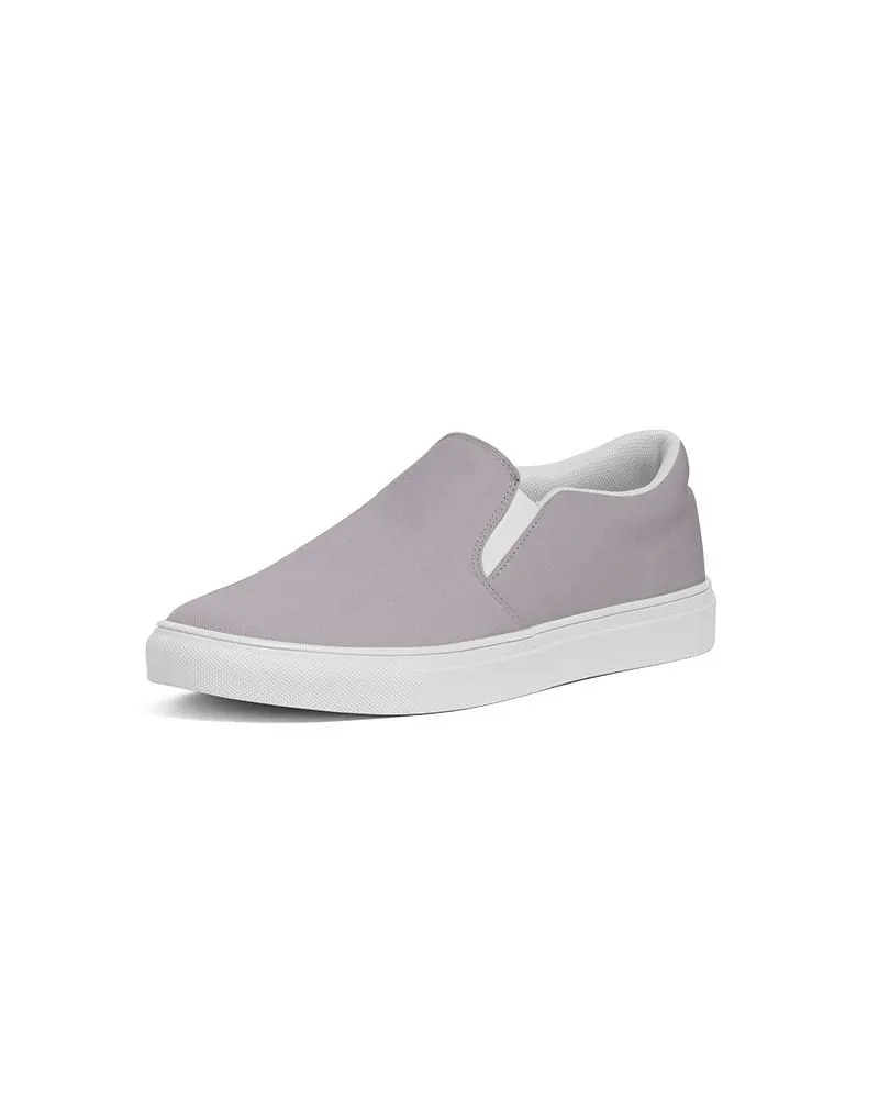 Shaded Pale Magenta Brown Slip-On Canvas Sneakers | Men's | C0M10Y0K30