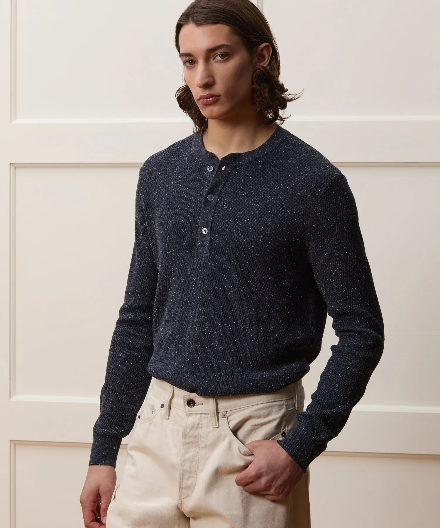 Silk Henley