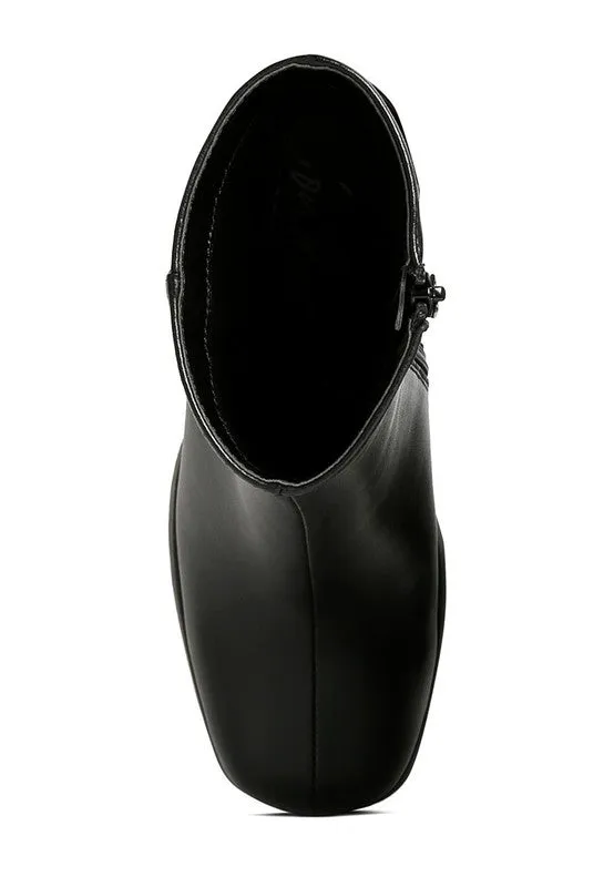Sins Black Platform Boots