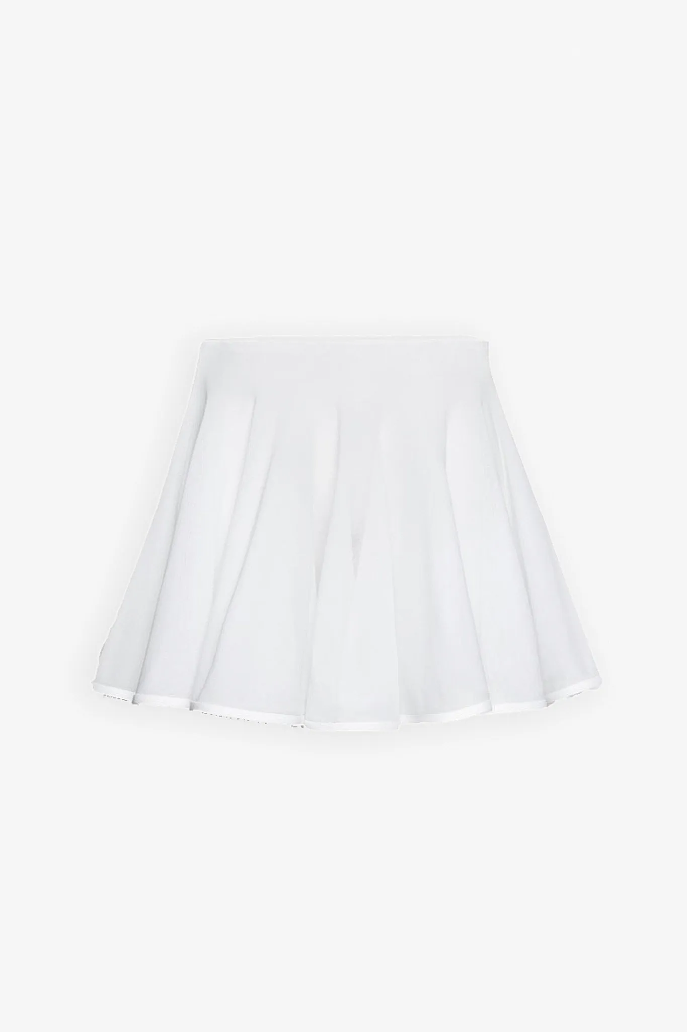 Skater white skirt