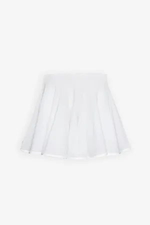 Skater white skirt