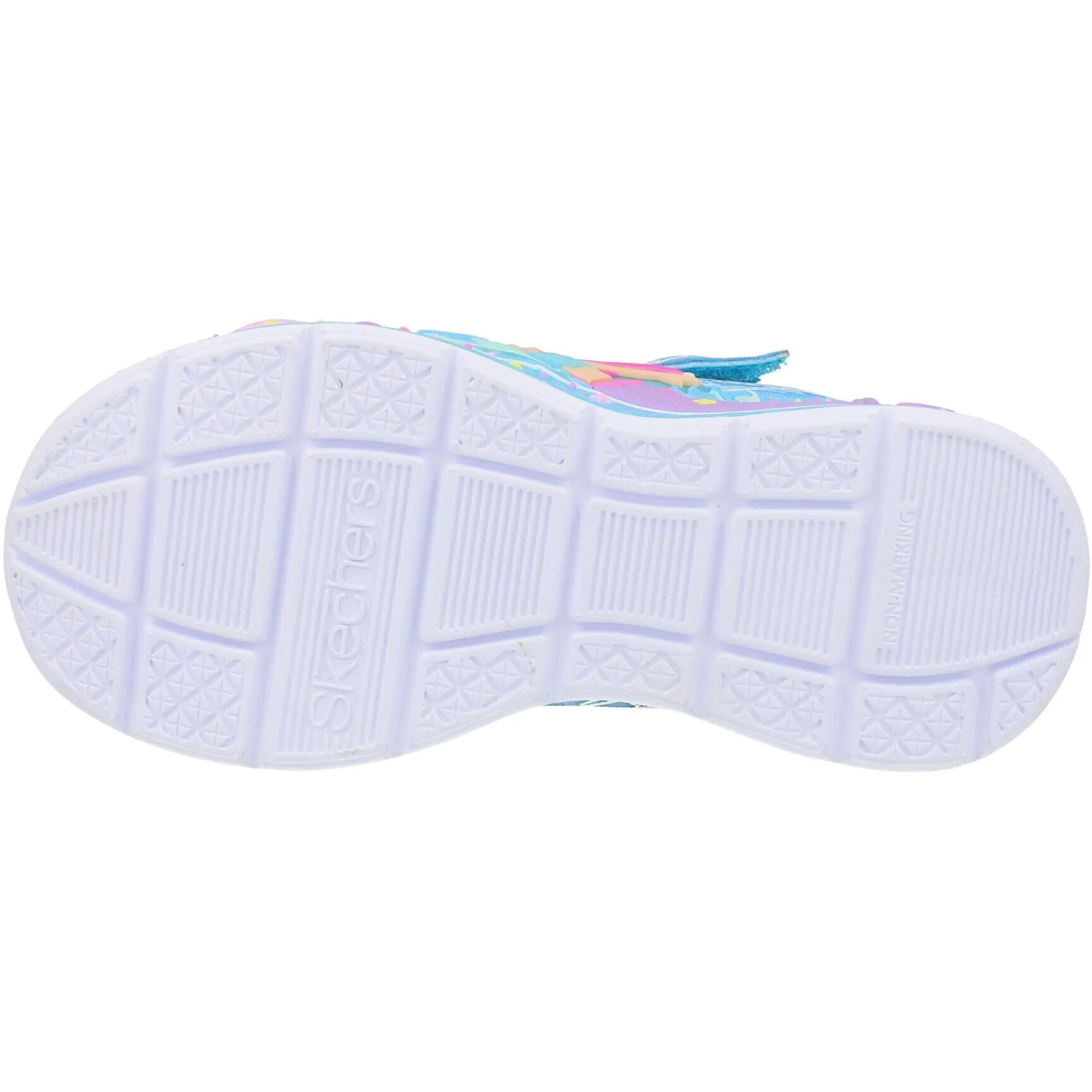 Skechers Mermaid Dreams Blue Light-Up Sneakers