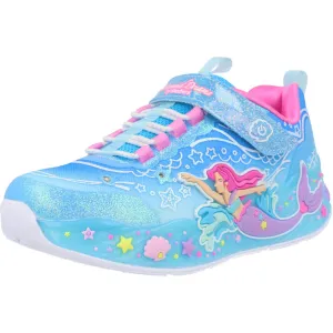 Skechers Mermaid Dreams Blue Light-Up Sneakers