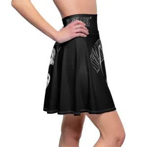 Snake Women's Skater Skirt - Cozy Polyester Blend, USA-Made
