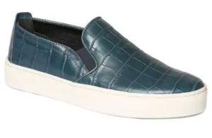 Sneak name slip-on sneakers in petrolio cocco teal