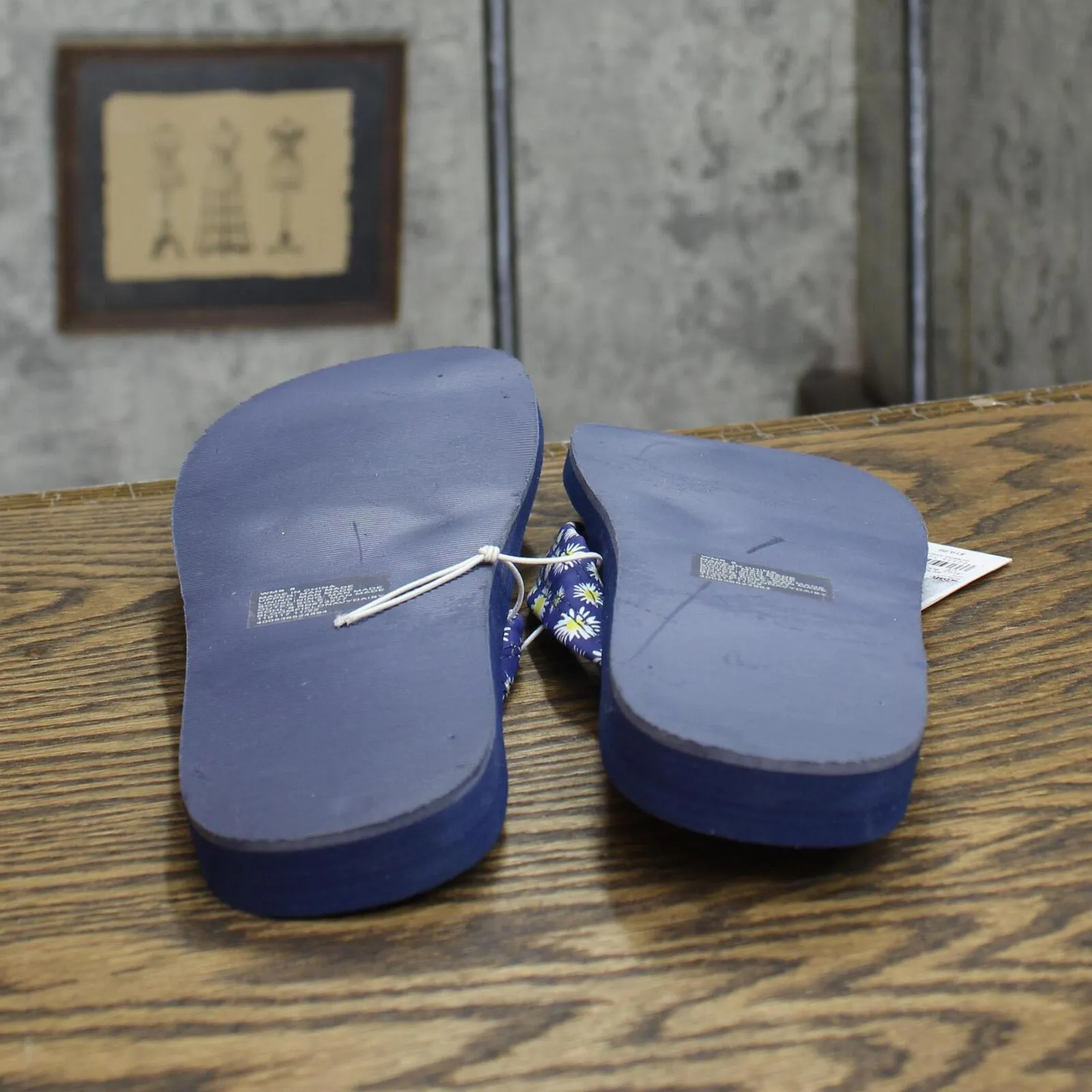 So Bloomfield Women's Thong Sandals BLOOMFIELDNAVYDAISY Blue 8M