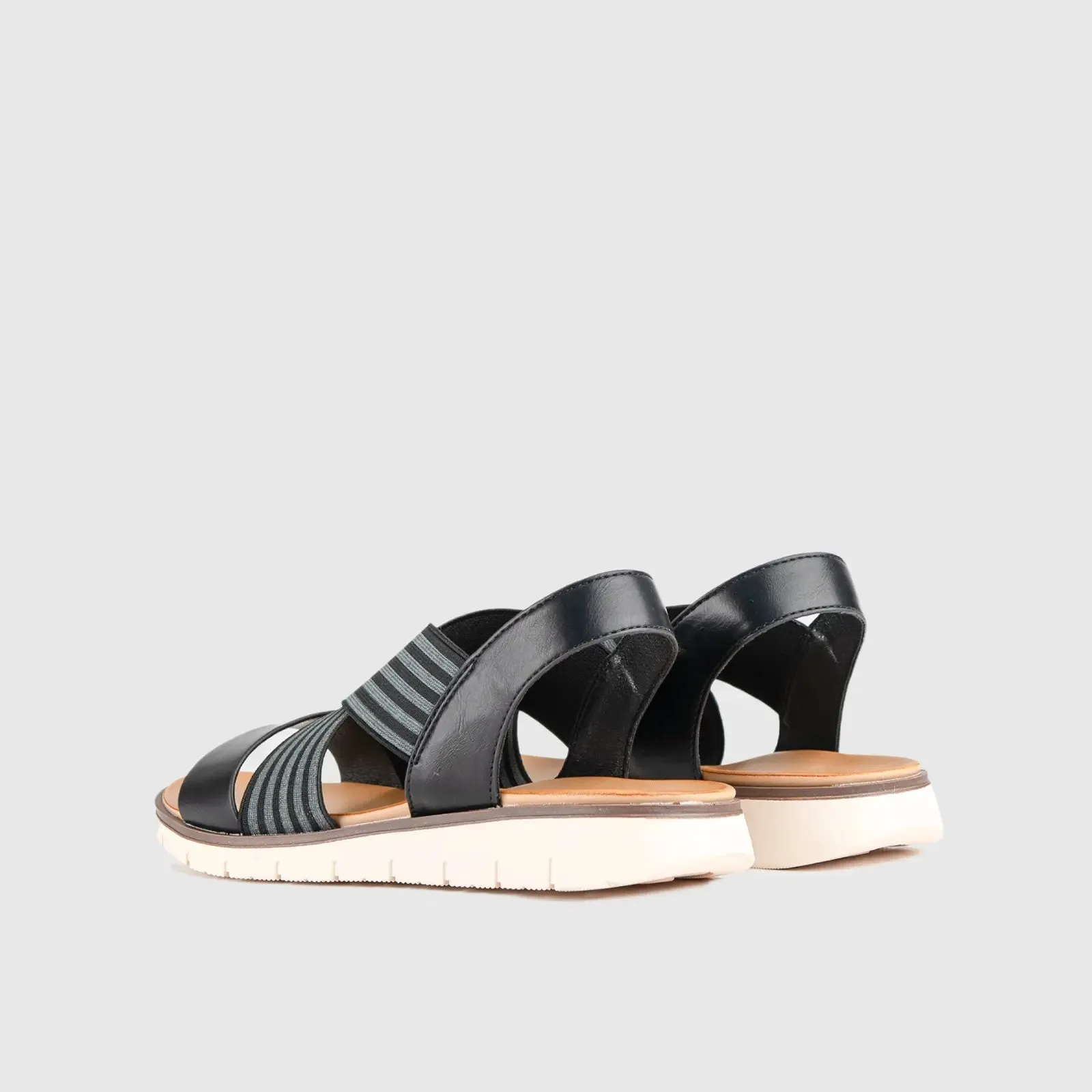 Soft Style Deleri Comfort Sandal Black 01481