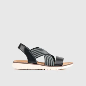 Soft Style Deleri Comfort Sandal Black 01481