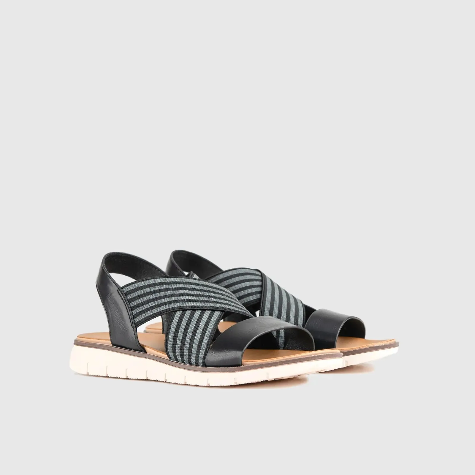 Soft Style Deleri Comfort Sandal Black 01481