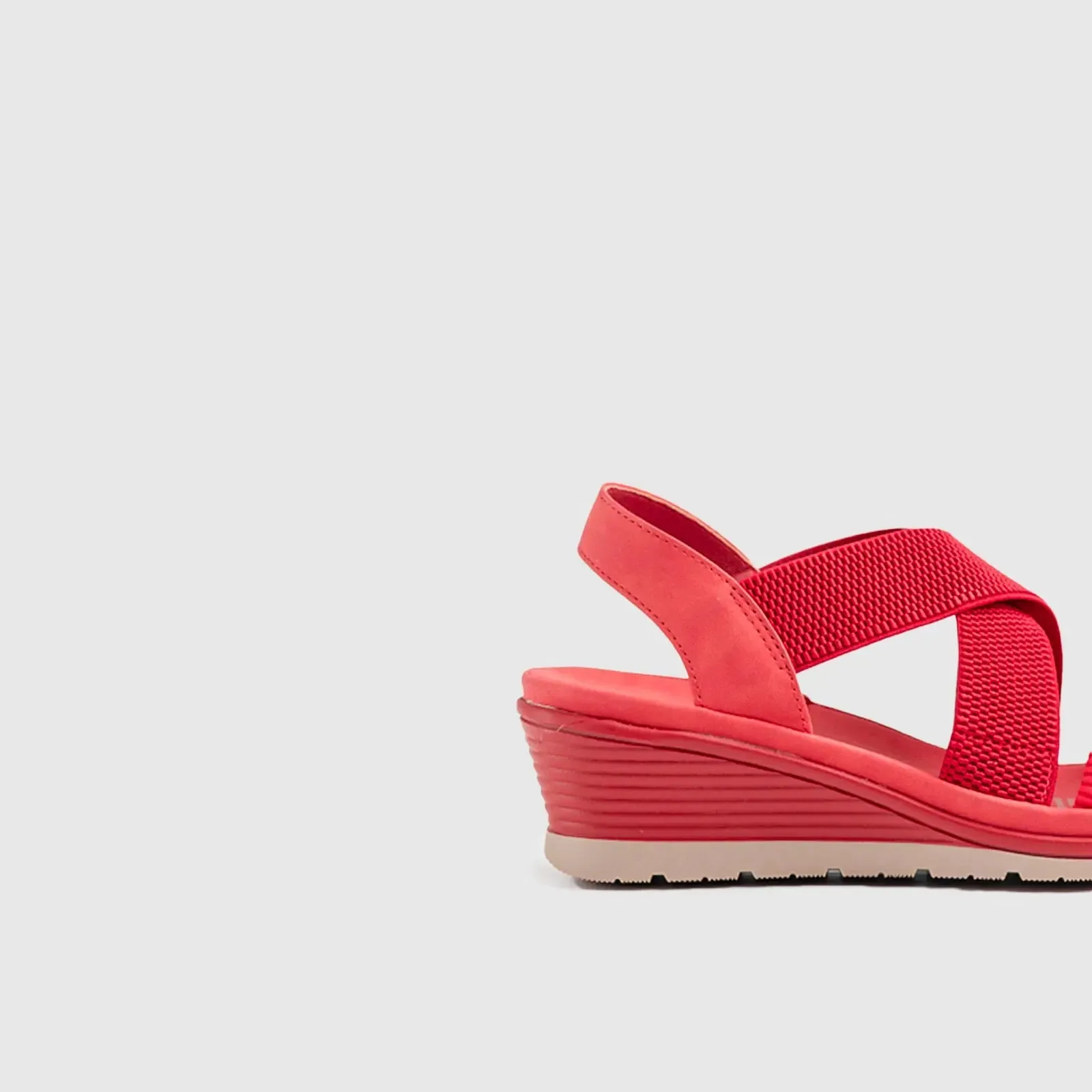 Soft Style Polina Wedge Sandal 01298 Red