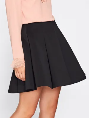 Solid Skater Skirt( Clearance sale