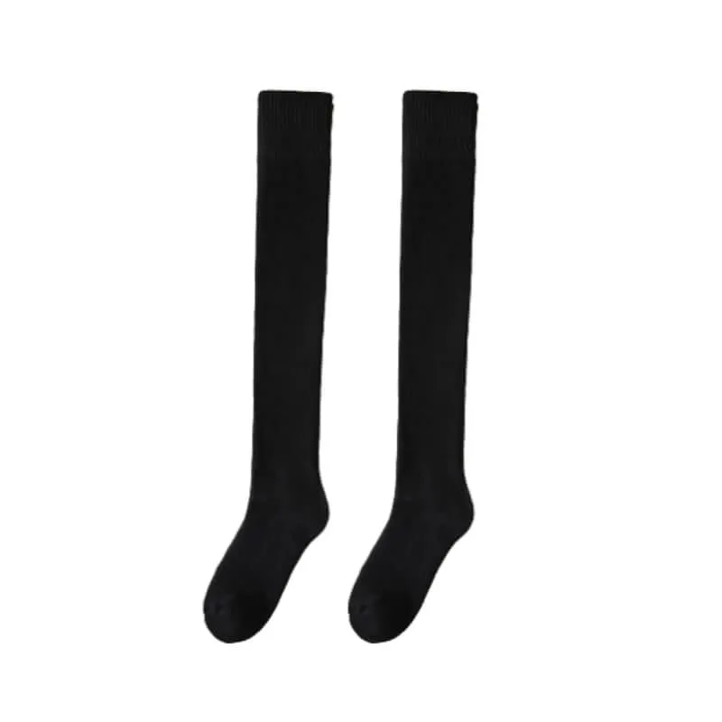 ❄️Special Sale & BUY MORE GET MORE🔥Fashionable Autumn And Winter Thickened Velvet Over-the-knee Women's Socks
