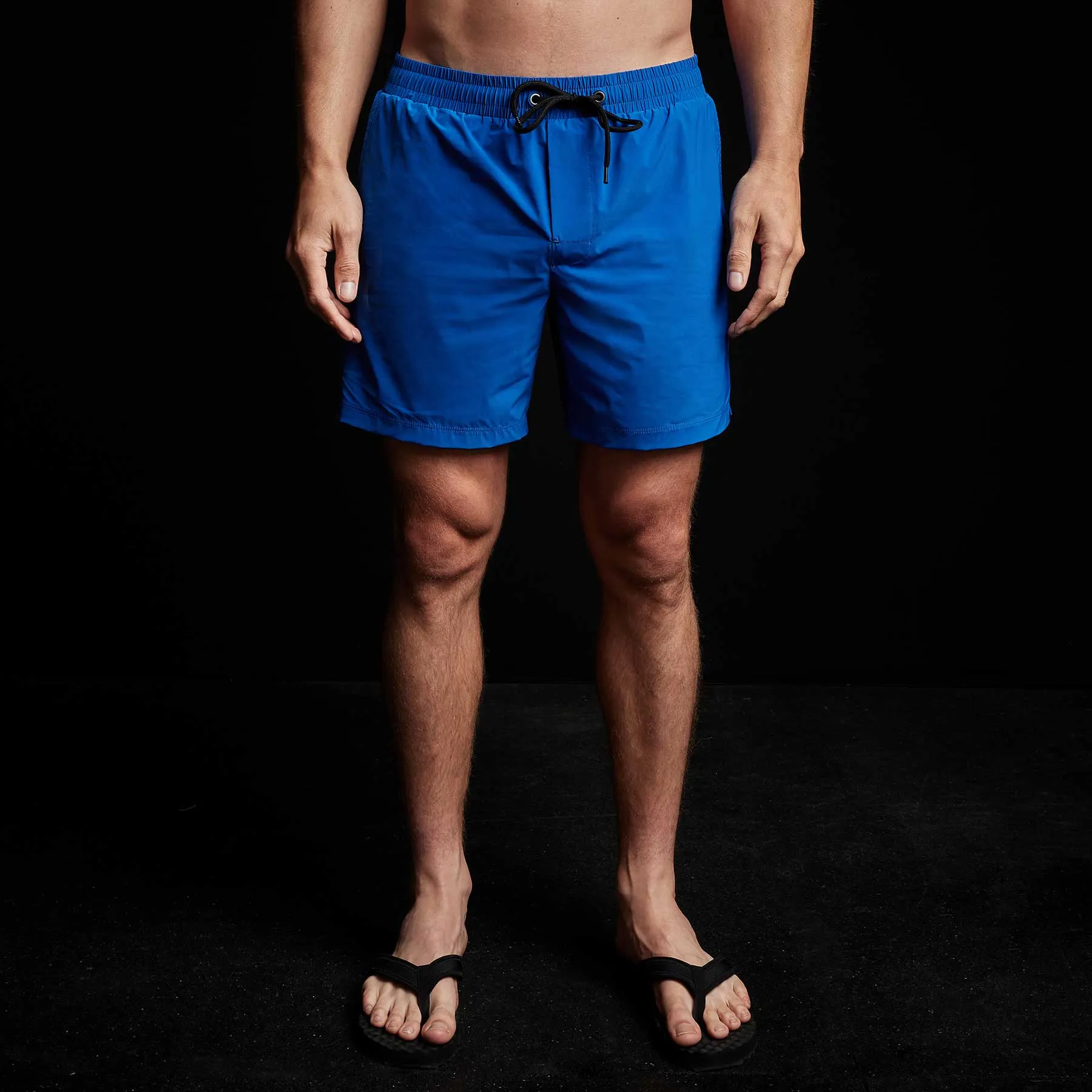 Split Hem Boardshort - Baltic Blue
