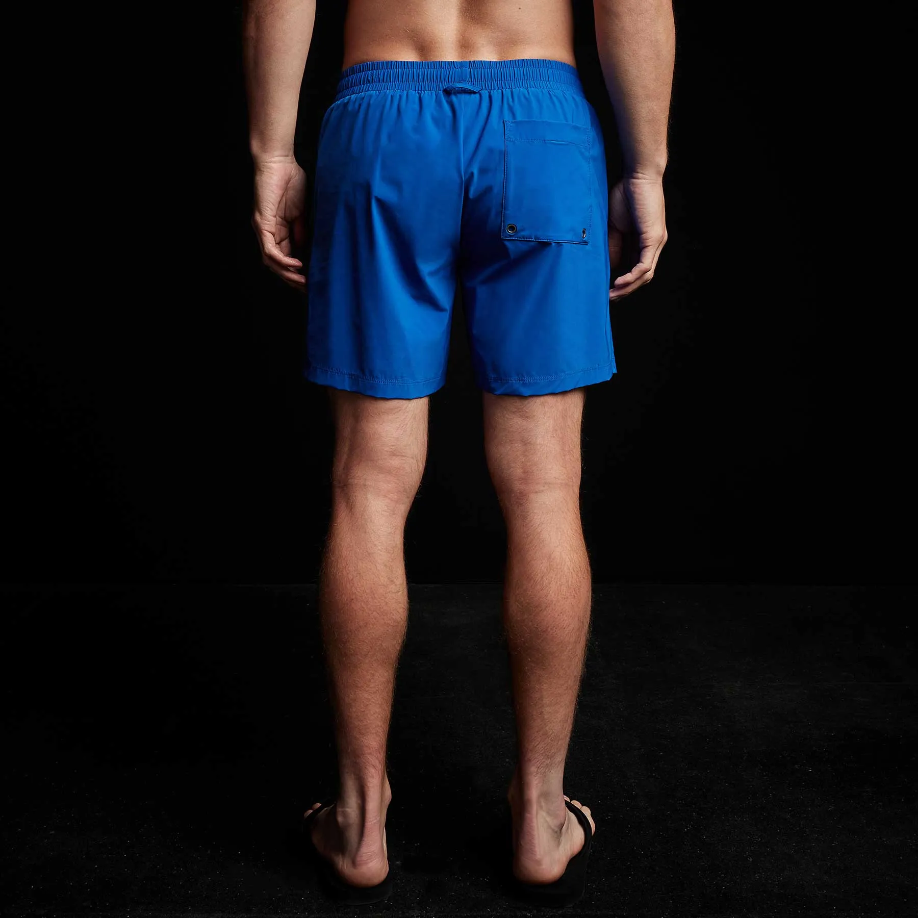 Split Hem Boardshort - Baltic Blue