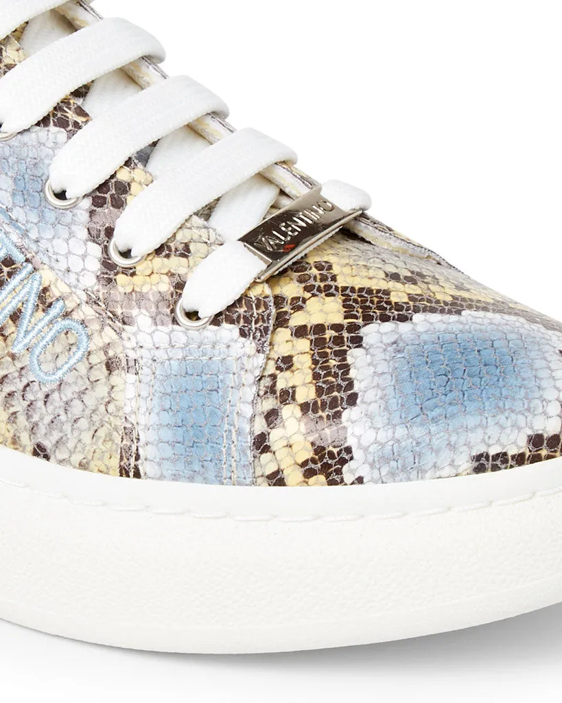 SS20 - Sneakers - Fresia Python - Light Blue