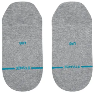 Stance Socks Unisex Icon No Show Heather Grey