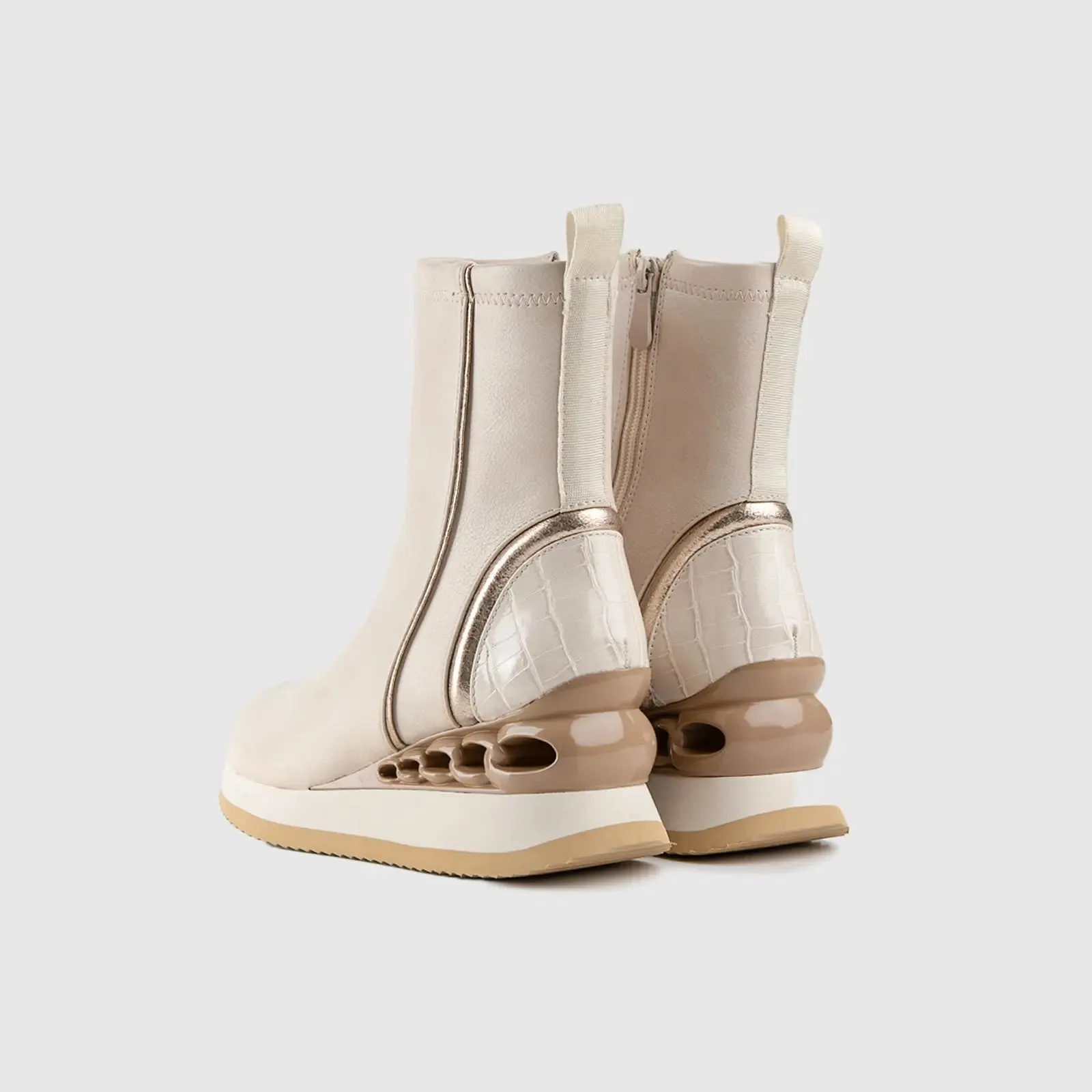 Statement Sneakers Beige SCR04