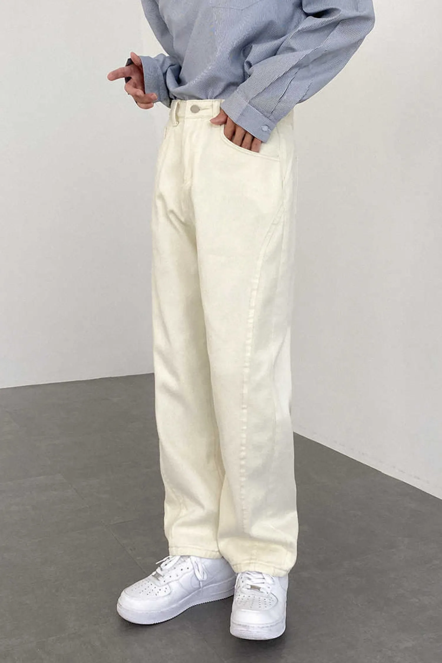Straight loose fit jeans