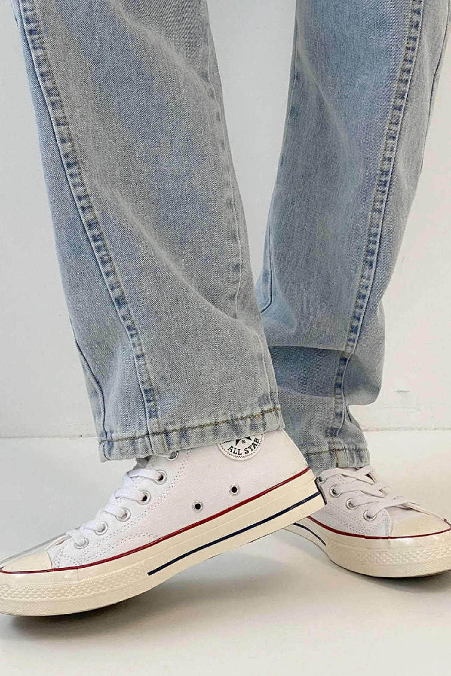 Straight loose fit jeans