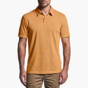 Sueded Jersey Polo - Comet Pigment