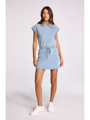 Sundays Apollo Dress in Light Wash Denim