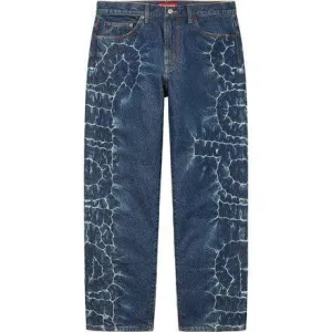 Supreme Shibori Loose Fit Jean Rigid Indigo