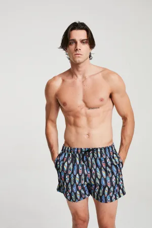 Surfer Swim Shorts In Black