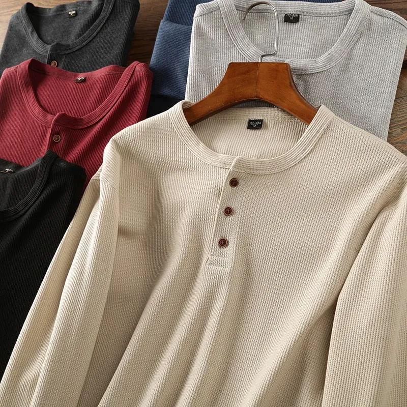 TailorCraft Henley Shirt