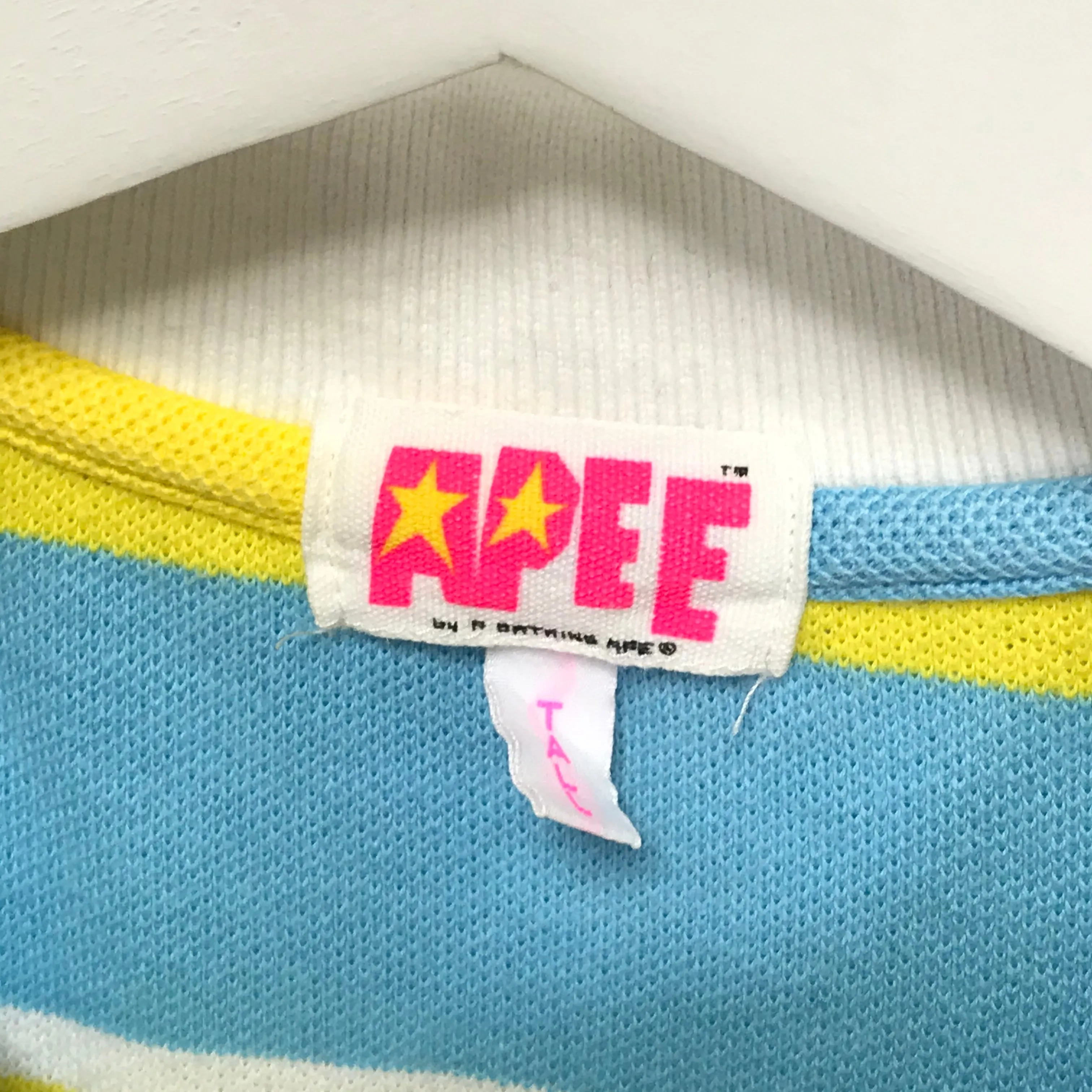 [TALL] Women's! A Bathing Ape Bape Bape Cotton Candy Patchwork Polo Shirt