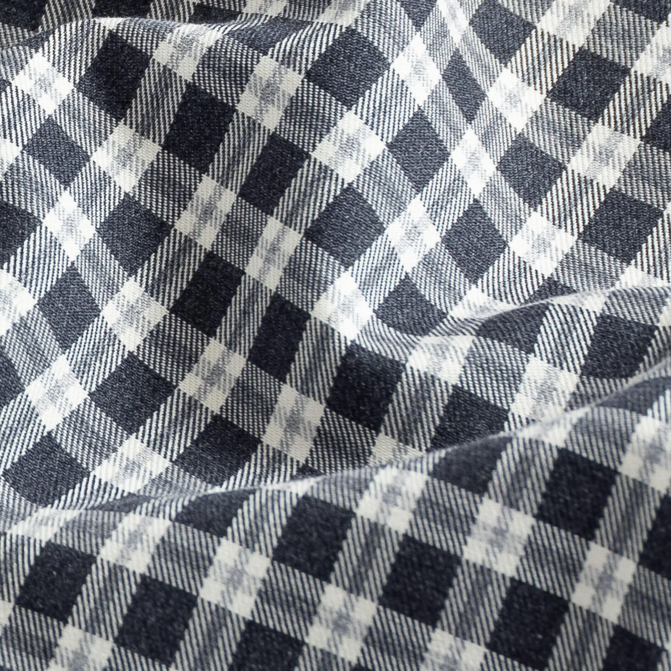 The Charcoal Thomas Mason Hartney Flannel Casual Shirt