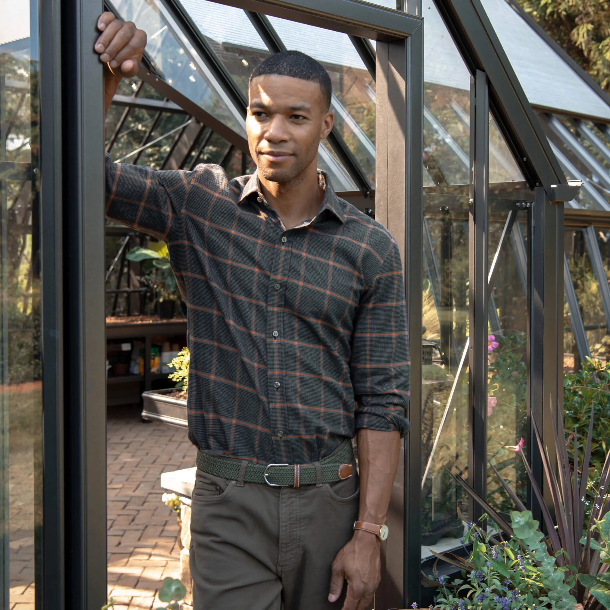 The Charcoal Warrington Flannel Custom Shirt