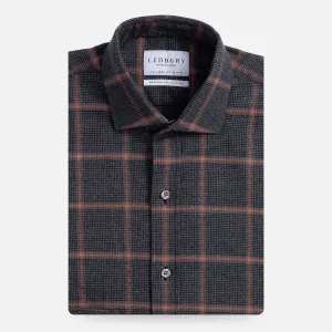 The Charcoal Warrington Flannel Custom Shirt