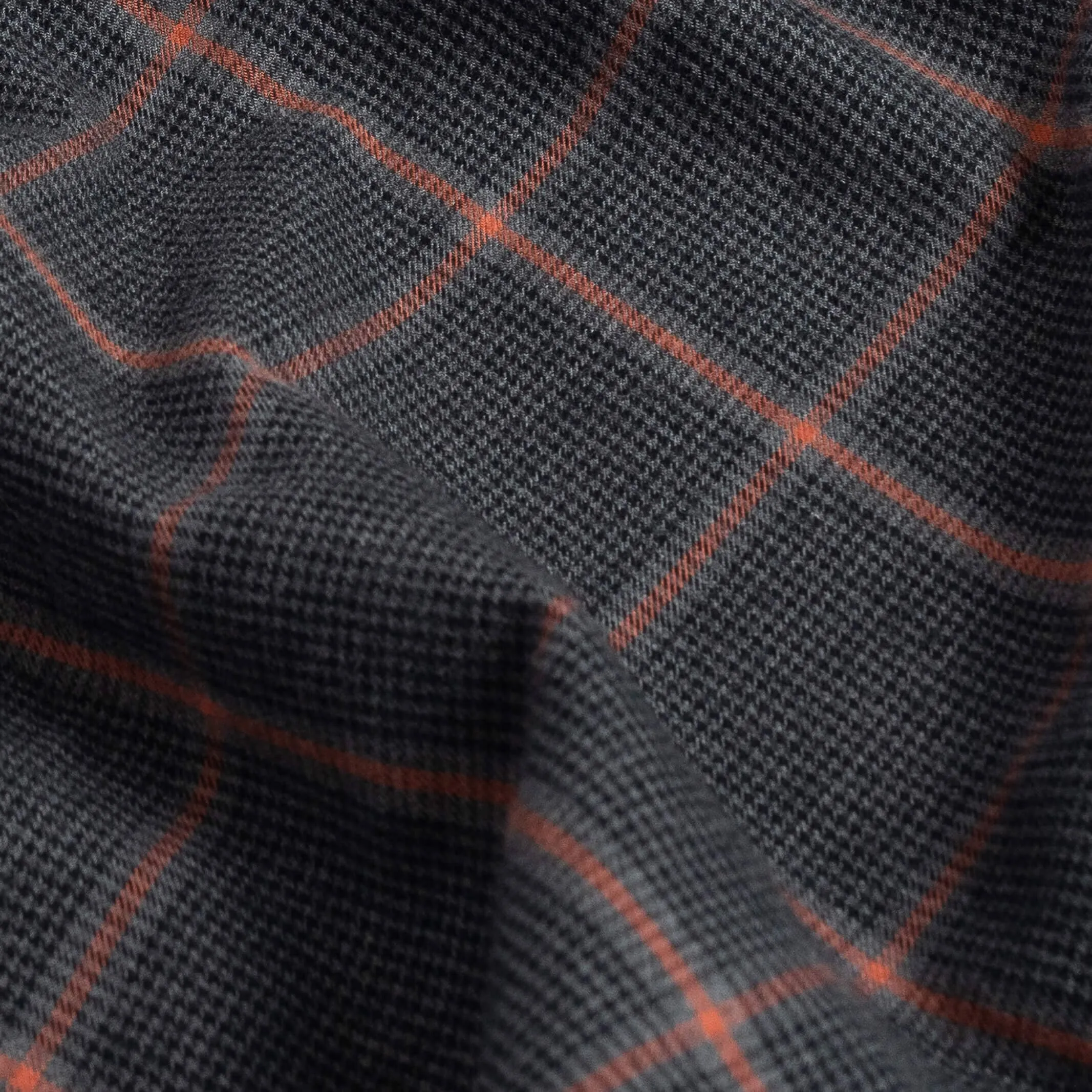 The Charcoal Warrington Flannel Custom Shirt
