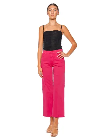 The Mid Rise Maven Flood Wide Leg Jean