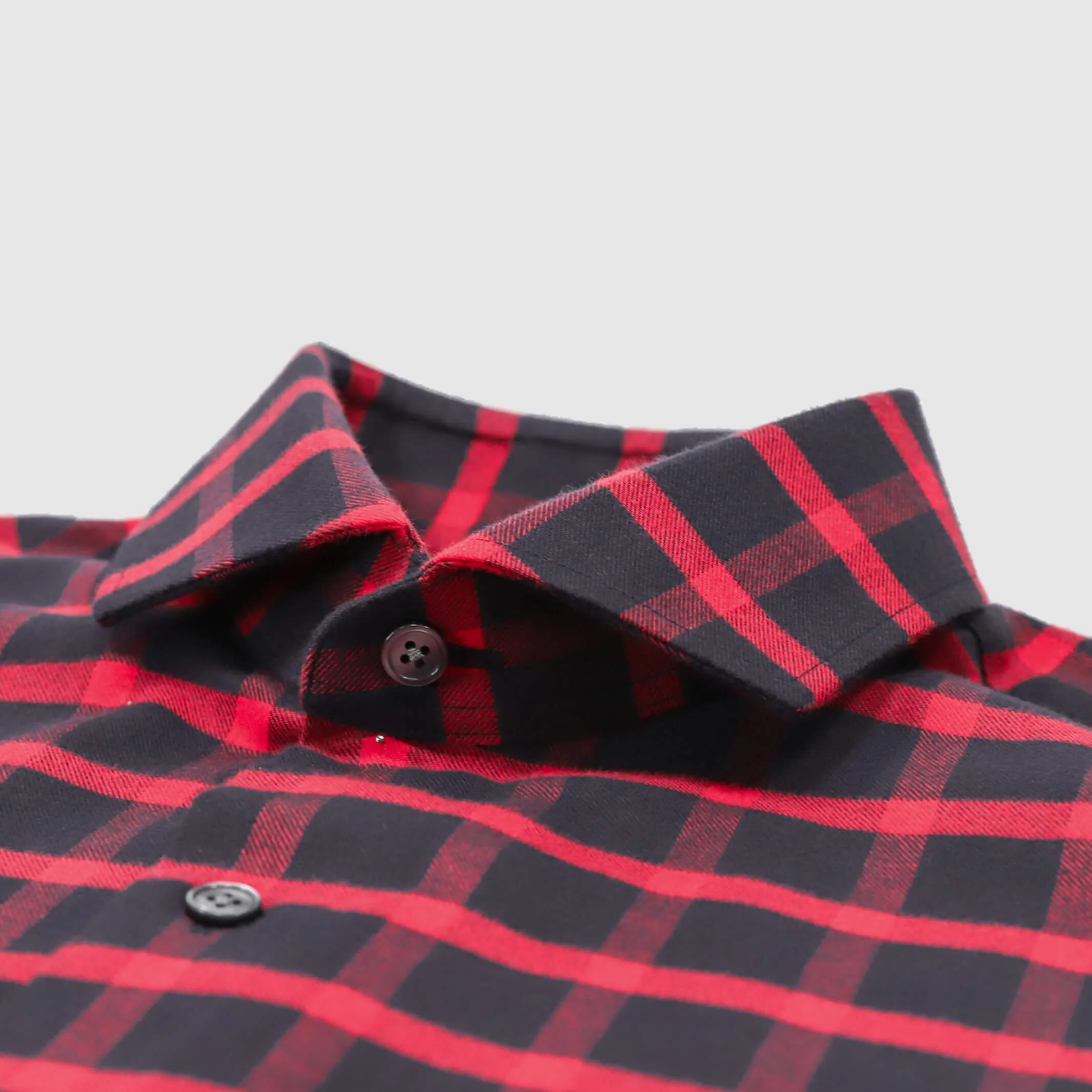 The Red Norwich Brushed Twill Custom Shirt