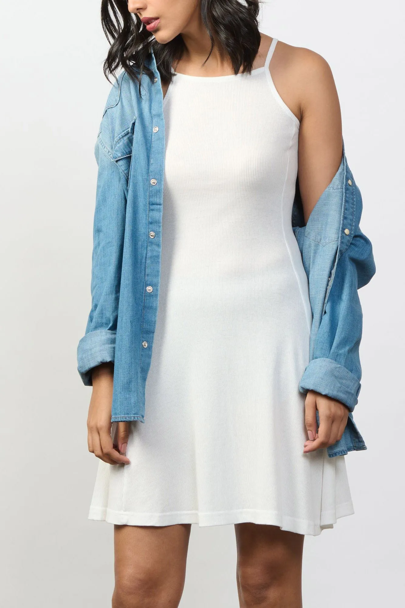 The Rib Skater Dress