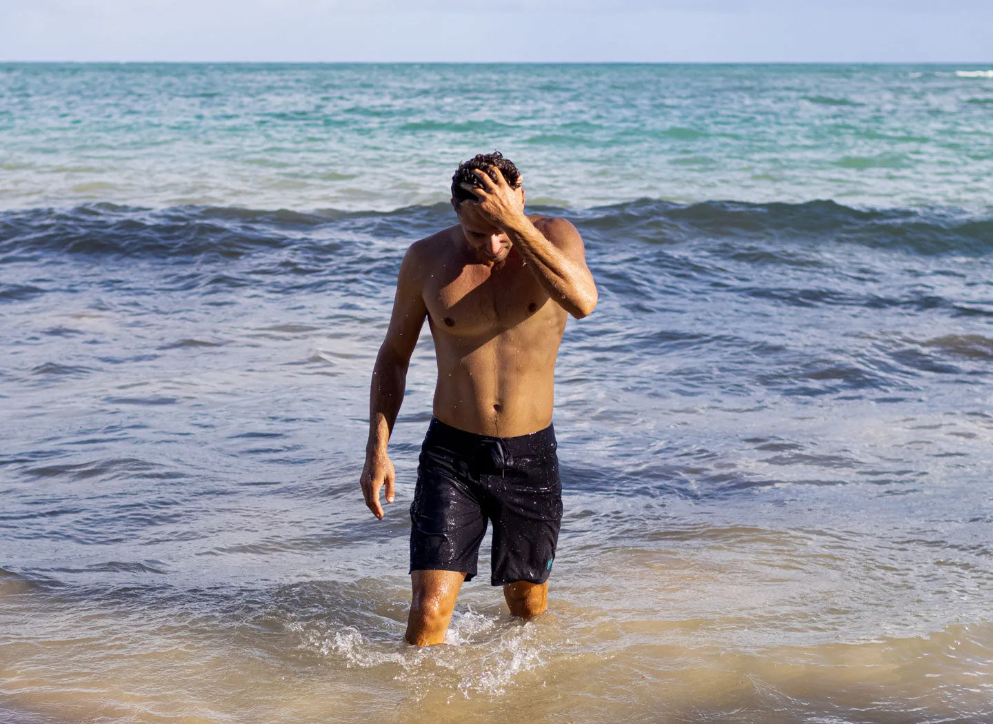 The Spartan Board Shorts -  9" Inseam - Almost Black