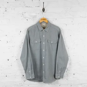 Tommy Bahama Flannel Shirt - Grey - L