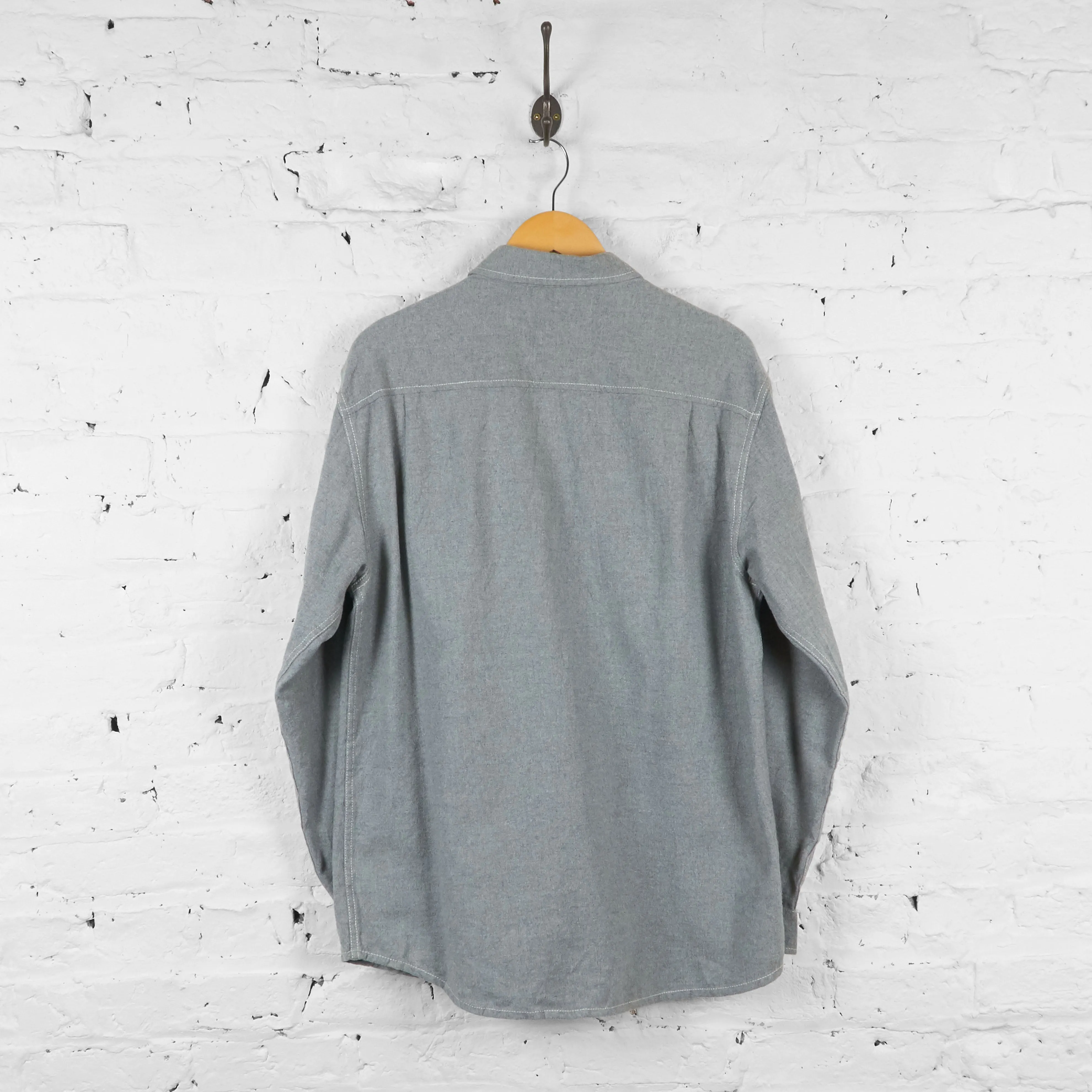 Tommy Bahama Flannel Shirt - Grey - L