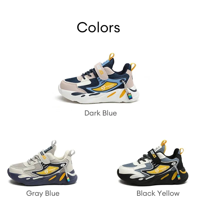Trendy Kids' Breathable Non-Slip Sports Sneakers