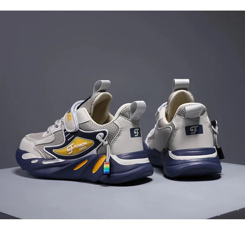 Trendy Kids' Breathable Non-Slip Sports Sneakers