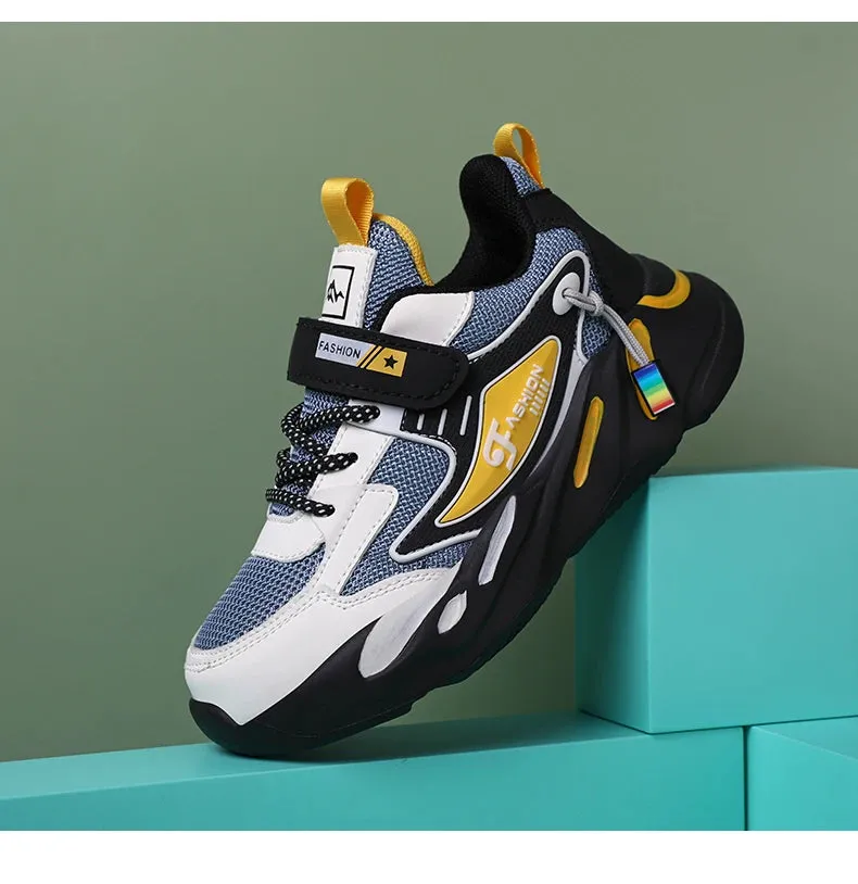 Trendy Kids' Breathable Non-Slip Sports Sneakers