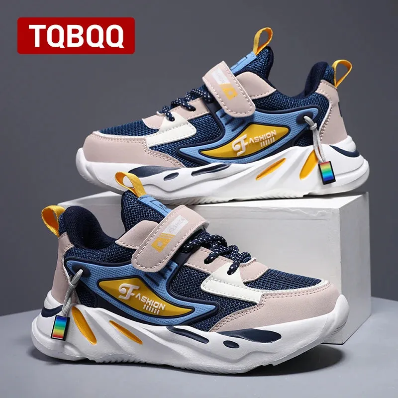 Trendy Kids' Breathable Non-Slip Sports Sneakers