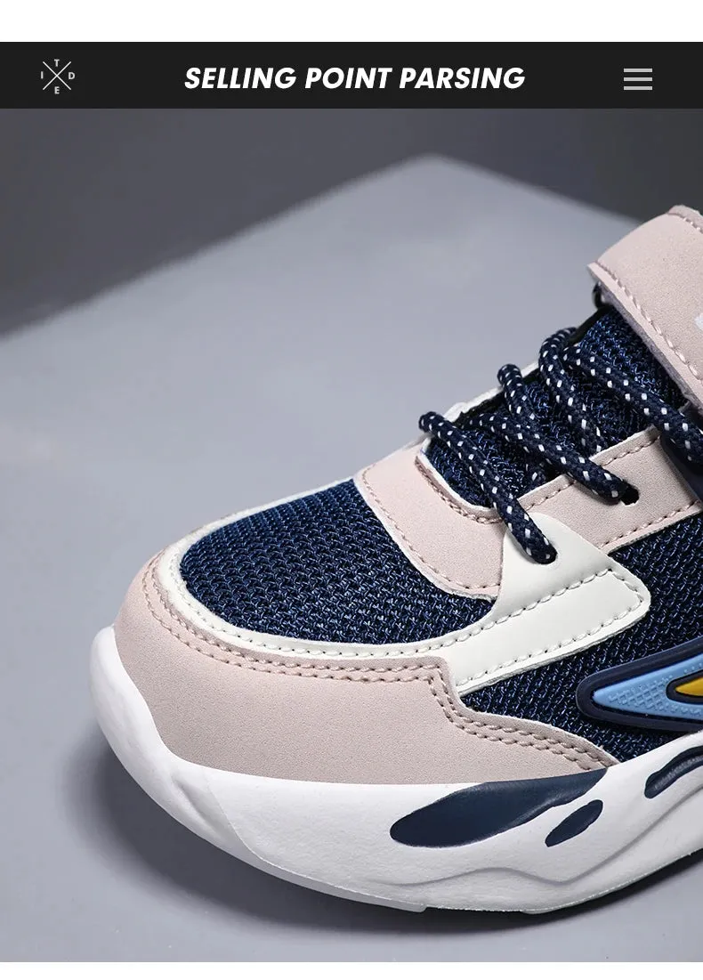 Trendy Kids' Breathable Non-Slip Sports Sneakers