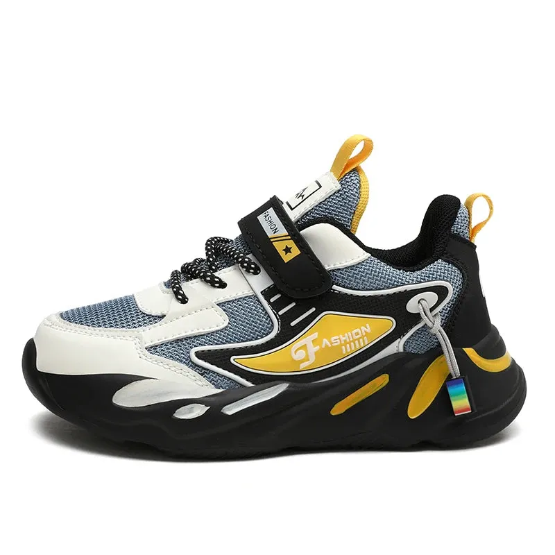 Trendy Kids' Breathable Non-Slip Sports Sneakers