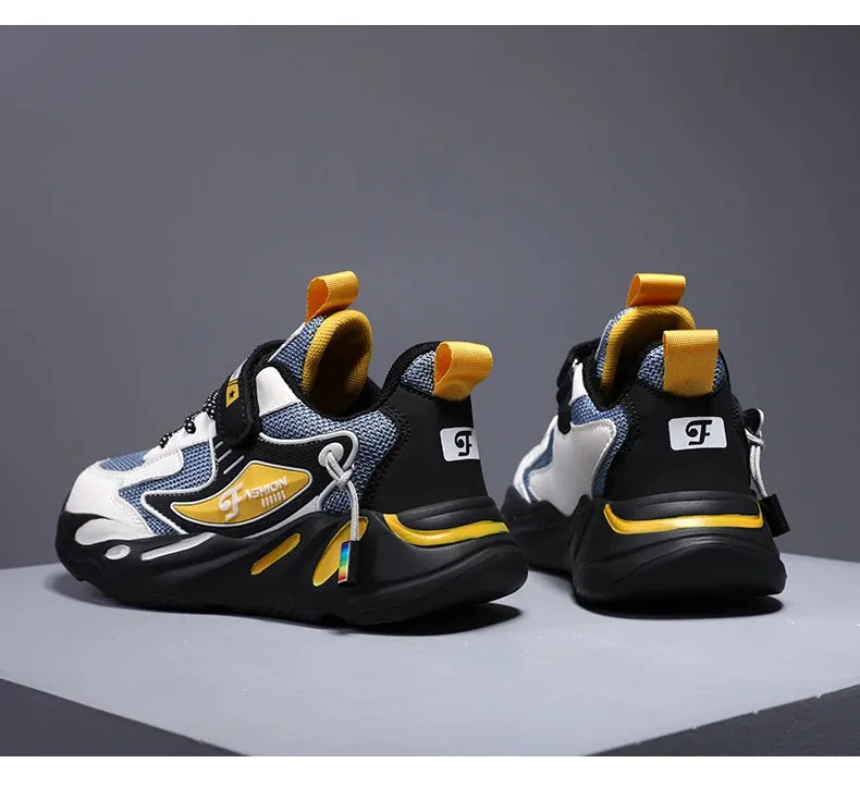 Trendy Kids' Breathable Non-Slip Sports Sneakers